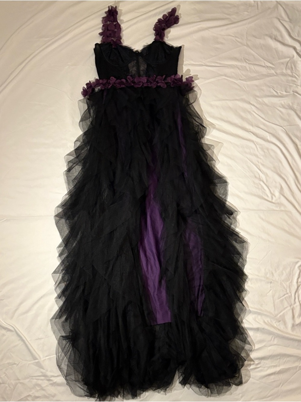 INSANE Black Tulle Maxi Dress - For Love & Lemons Small